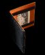 Flip Wallet Carbon Fibre Black/Orange