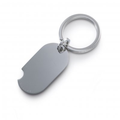 Field Dog Tag Keyring Stainless Steel