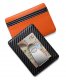 Dress Credit Card & Money Clip Carbon / Orange